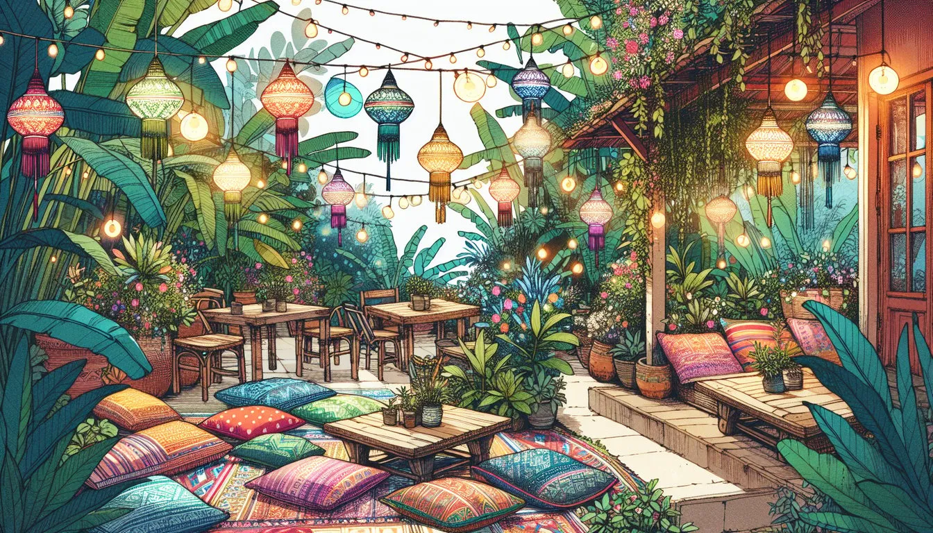 유토피아 호텔 라오스 (Utopia Hotel) – 캐주얼 분위기·정원 카페, 히피 감성 만끽